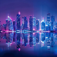 cotton candy city lights