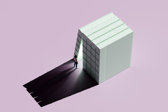 Book reading knowledge concept