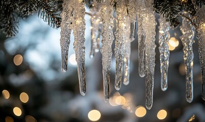Sparkling holiday icicle decorations elegant and frosty accents for a magical winter atmosphere