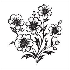 black and white flowers,flower, floral, pattern, vector, nature, plant, leaf, seamless, decoration, illustration, art, design, ornament, spring, branch, flowers, wallpaper, summer, vintage, element, 