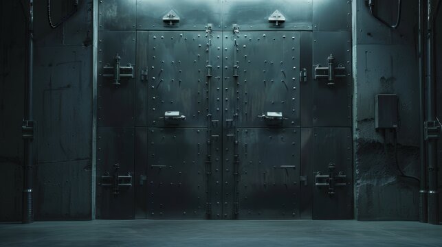 Massive Steel Bunker Door Reveals Secured Underground Command Center