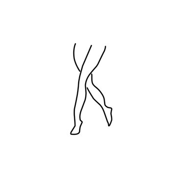 recommend clip art: Hand Drawn Sexy Woman Legs