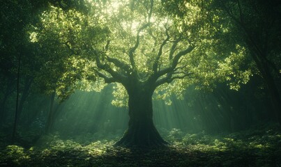 Obraz premium Tree in the forest