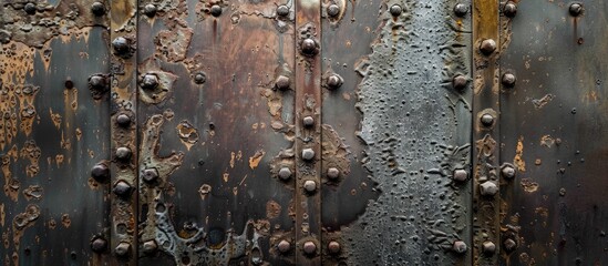 Metal Background Photographed In Urban Setting