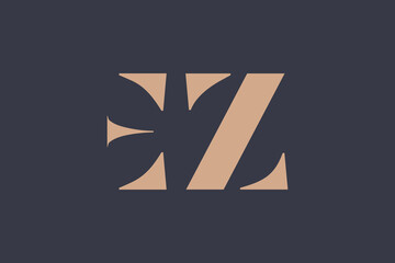 Abstract letter EY logo. This logo icon incorporate with abstract shape in the creative way. Minimalist abstract letter logo.