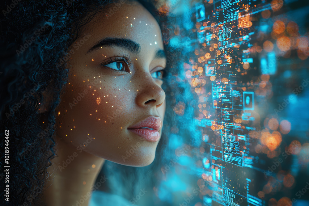 Poster an ai-based platform providing mental health support through interactive conversations. concept of a