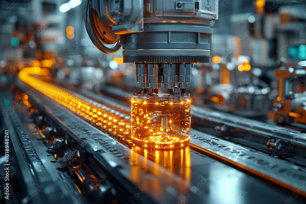 Aufkleber a predictive maintenance ai monitoring machinery to prevent breakdowns and minimize downtime. concep