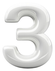 Fototapeta premium PNG Letter B shape number white white background.