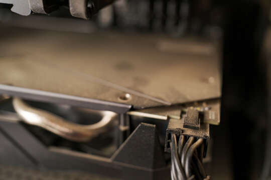 Close-up of a dirty computer