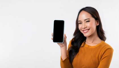 Naklejka premium person with a mobile phone