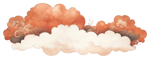 PNG Japanese cloud backgrounds pattern creativity.