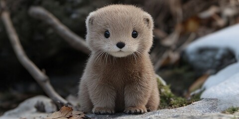 adorable stuffed animal mink 