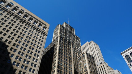 Fototapeta premium Chicago Downtown Skyscraper Buildings 