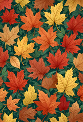 autumn leaves background