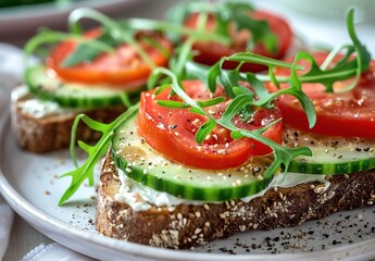bruschetta with tomato and mozzarella	