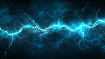 Vector illustration of electric lightning, symbolizing confrontation or battle.