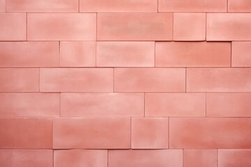 Rough grunge pink brick wall texture background. Peach fuzz color. Old light stone, brickwork. Backdrop por design, wallpaper, banner, card