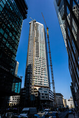 Naklejka premium Streets of Frankfurt am Main