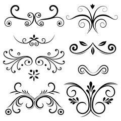 Vintage Flourish Elements