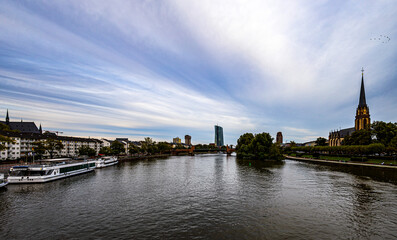 view of the town country Frankfurt am Main