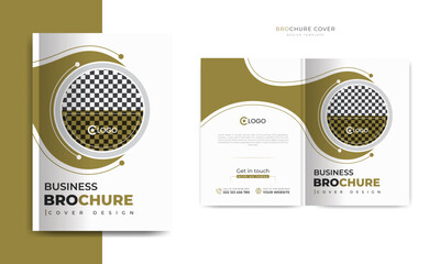 Brochure cover design template for business