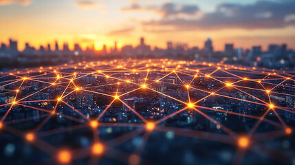 futuristic background showcasing a global network, symbolizing connectivity, innovation, and the digital age. Ideal for themes of technology, globalization, and future possibilities