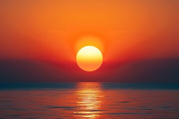 Obraz premium a minimalist poster of the sun as a simple, powerful light source