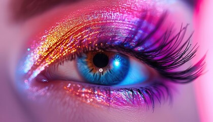 Beauty trends and challenges, vibrant colors, studio shots, photography, dynamic