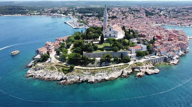 Pula Croatia Drone Shot