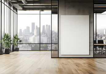 Obraz premium Coworking office in classic interior design