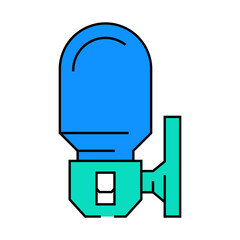 nightlight sleep night line icon vector. nightlight sleep night sign. isolated symbol illustration