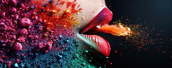 Fashion and beauty events, dynamic scenes, vibrant colors, photography, glamorous