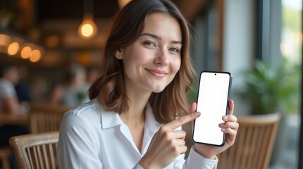 Close-up shot of a young woman with shoulder-length brown hair