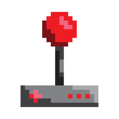 video game item pixelated joystick