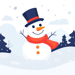 Fototapeta premium snowman