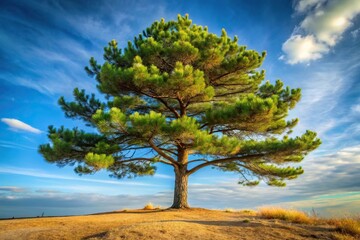 A detailed exploration of a pine tree's intricate patterns and textures