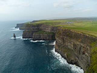 Above the Cliffs of Moher, Ireland: A Drone's Eye View