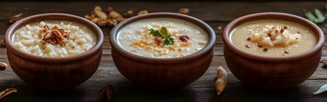 Delicious and Tasty Creamy Rice Kheer with Dry Fruits
