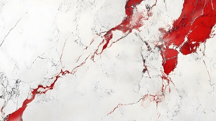 Marble, Marbled, Red and White, Abstract Image, Texture, Pattern Background, Wallpaper, Smartphone Cover and Screen, PC, Laptop, 9:16 and 16:9 Format