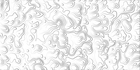 Abstract Gradient line topographic Contour Scheme & Geographic Moutain terrain. Contour map background. Cartographic Weave with seamless striped patterns and wavy gradient lines	