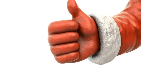 Santa's Thumbs Up: Festive Cheer 