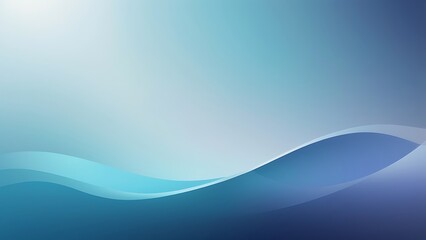 Obraz premium Abstract textured digital design illustration of a blue gradient wavy background with curves and waves spread across the picture