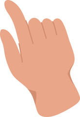 Palm With Forefinger Up