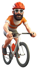 Fototapeta premium PNG Cycling bicycle vehicle sports.