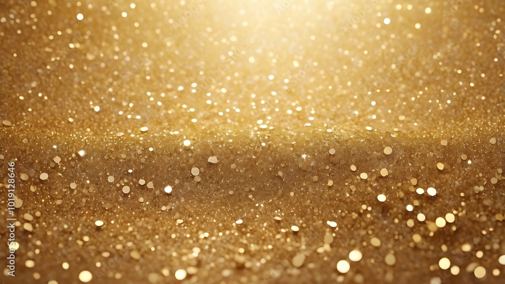 Aufkleber digital photograph featuring a shimmering, bokeh style, abstract background composed of countless ti