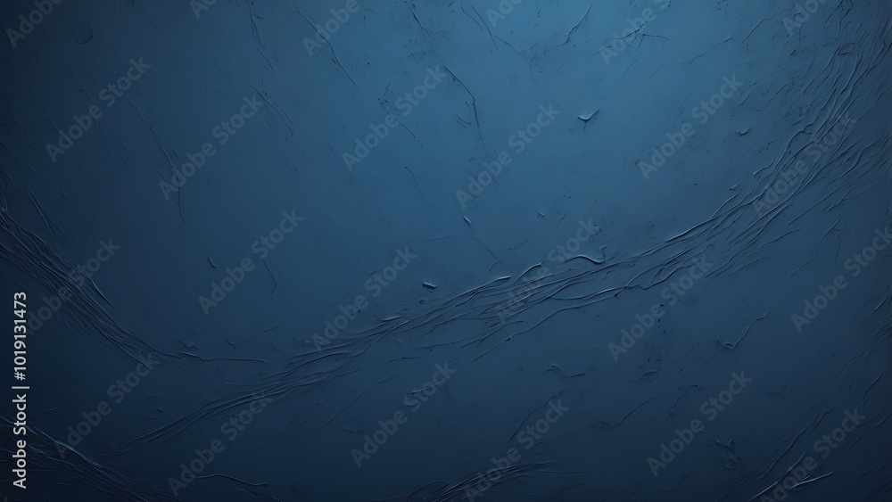 Aufkleber abstract grunge textured wall background featuring a deep blue color with a rough subtle, mottled pa