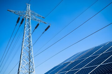 Fototapeta premium Renewable Energy Solar Panels