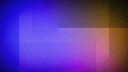 Obraz premium Vibrant abstract gradient featuring a dynamic blend of blue, purple, and orange tones with a grainy texture. Ideal for banners, wallpapers, and modern creative designs
