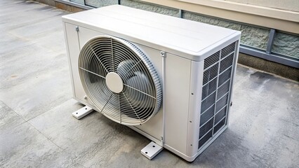 Air heat pump AC inverter unit heating hot heater ventilate fan