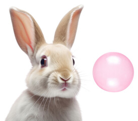 Obraz premium PNG Rabbit mouthing mammal animal rodent.